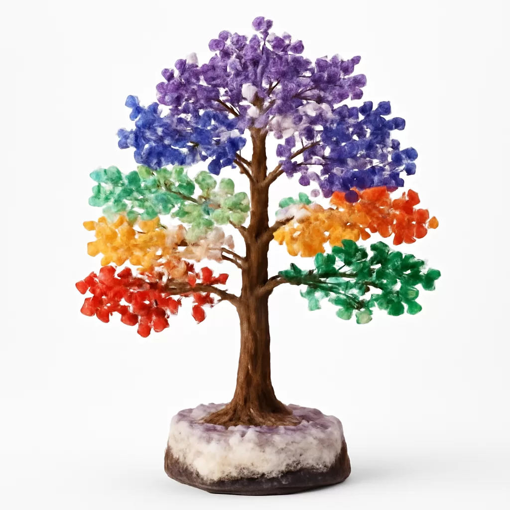 7 Chakra Healing Trees