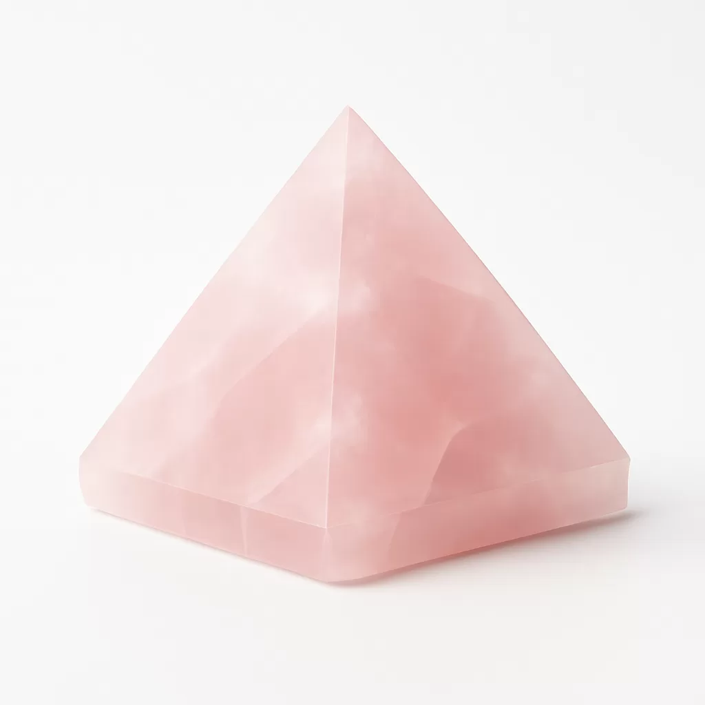 Rose Quartz Pyramid