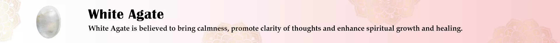 White Agate (Safed Akik)