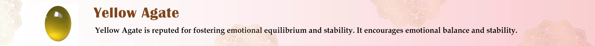 Yellow Agate (Peela Akik)